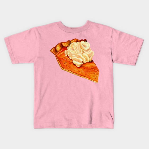 Pumpkin Pie Kids T-Shirt by KellyGilleran